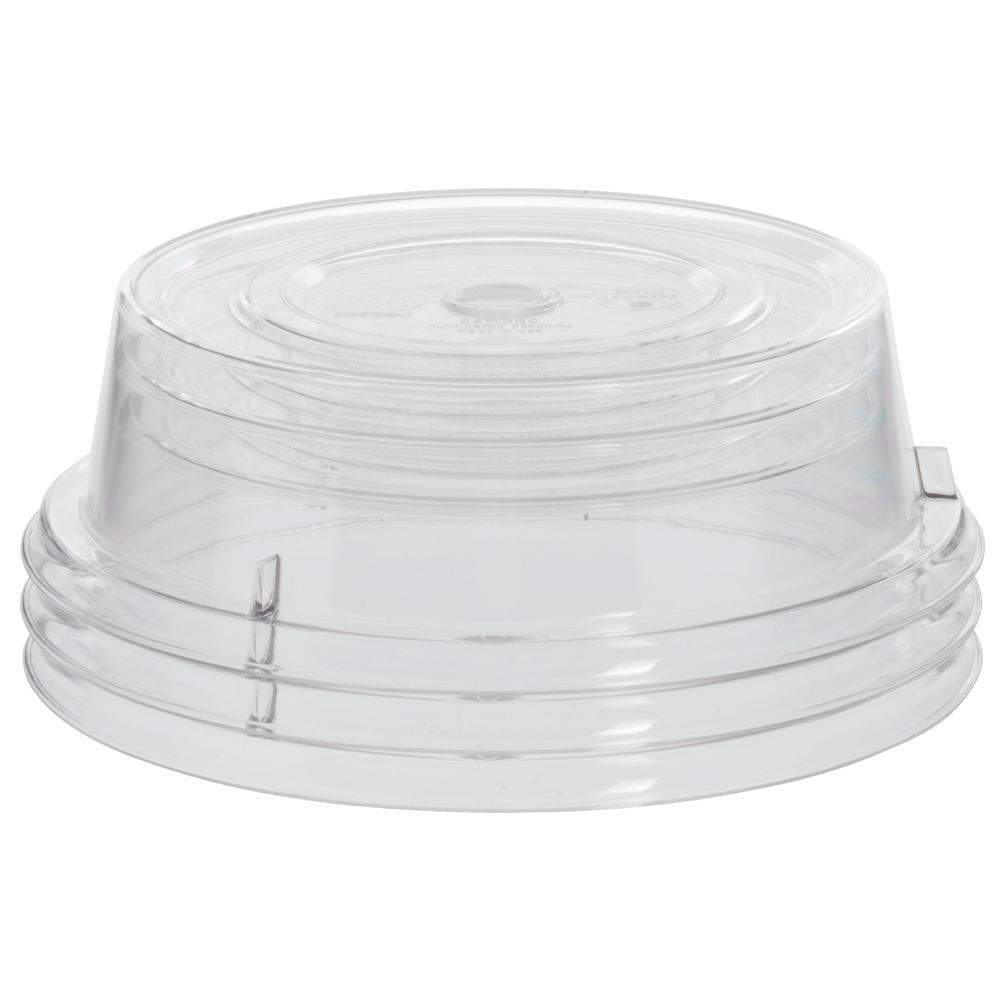 Cambro Plate Cover 10 5/8" Dia x 2 3/4" H Clear Polycarbonate 