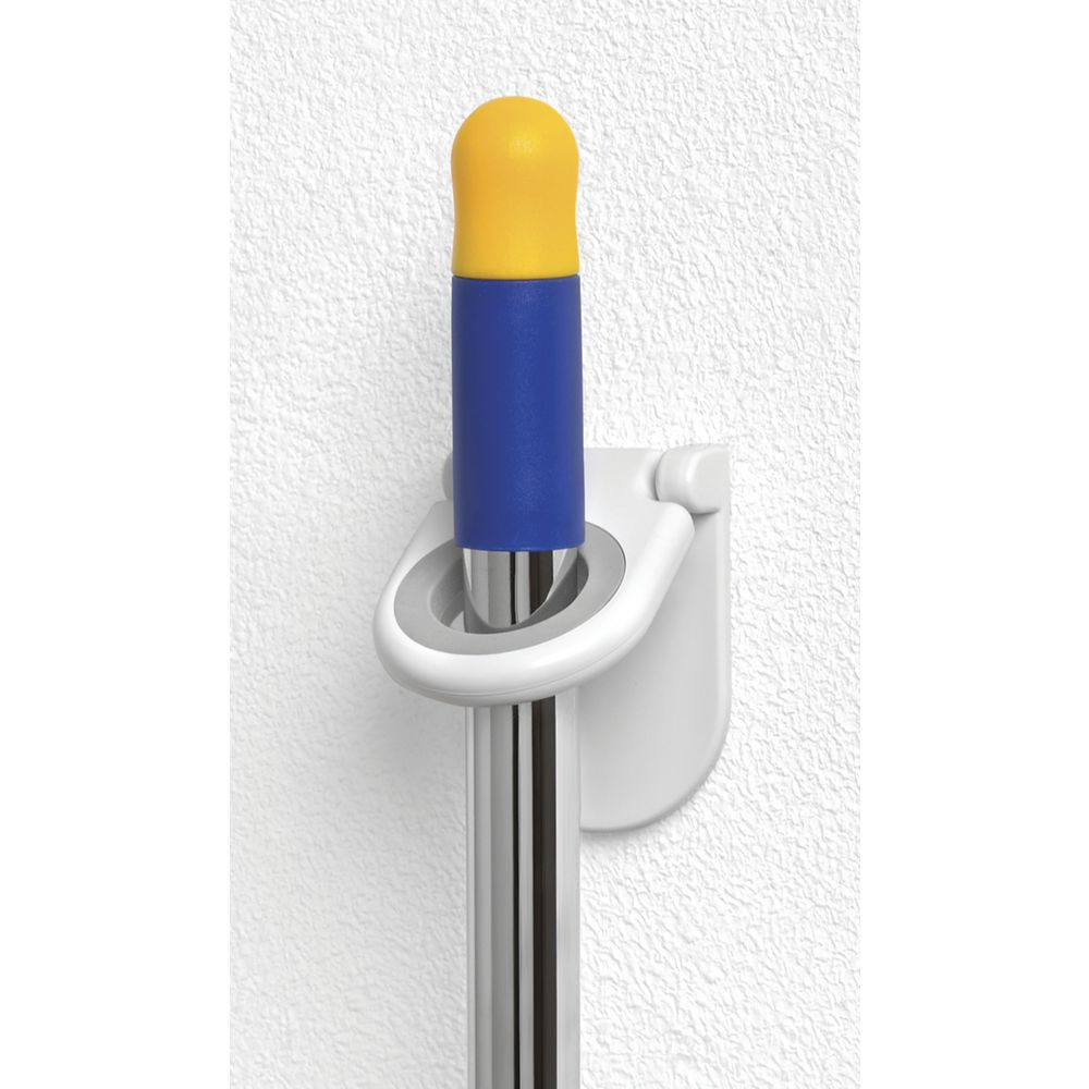 Single Slot Mop and Broom Holder Pk 6