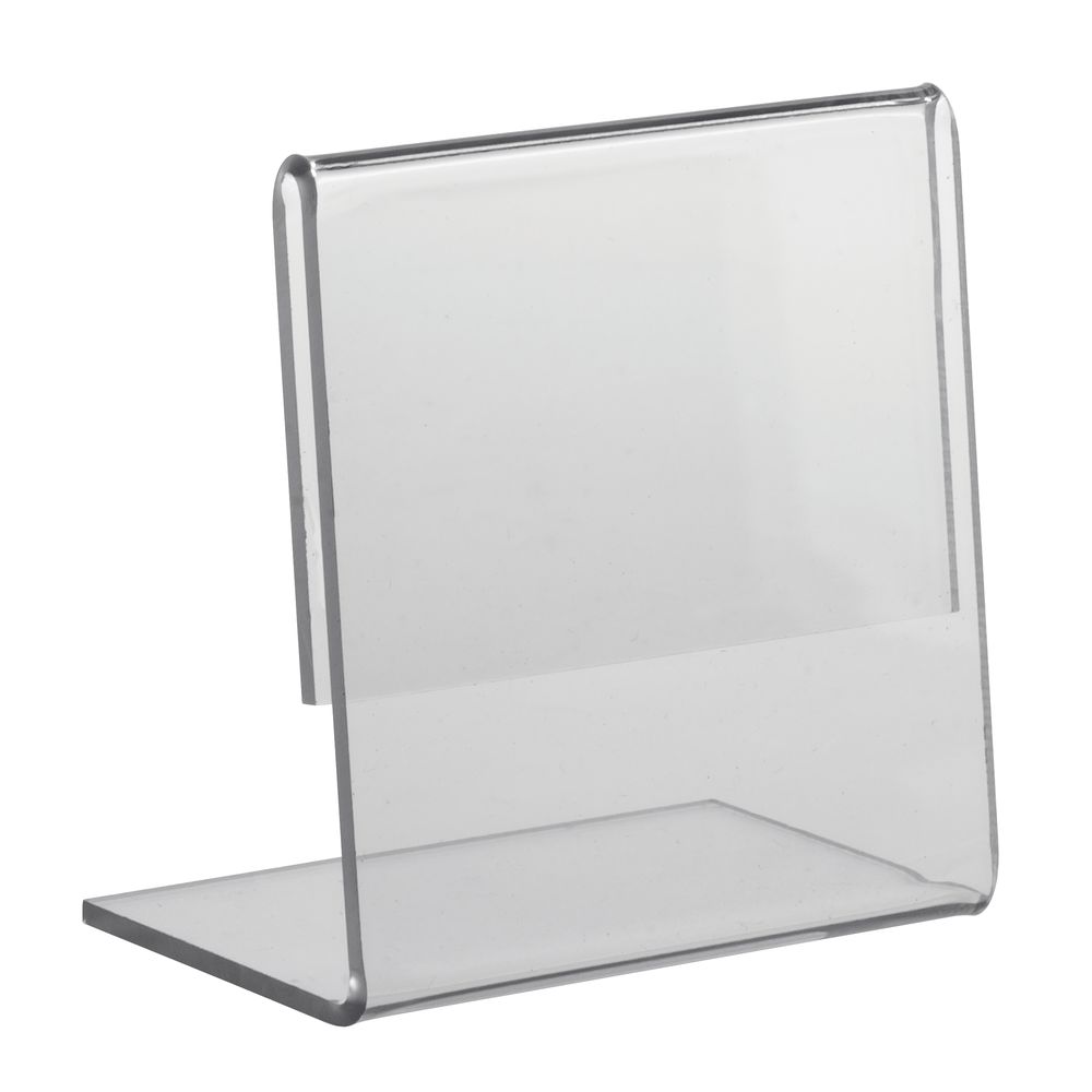 Pin Style Sign Tin Coated Steel Pin-Style Sign Holder - 5/8
