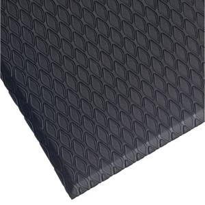 Floortex Doortex® 24 x 36 Anti-Fatigue Black Bubble Mat