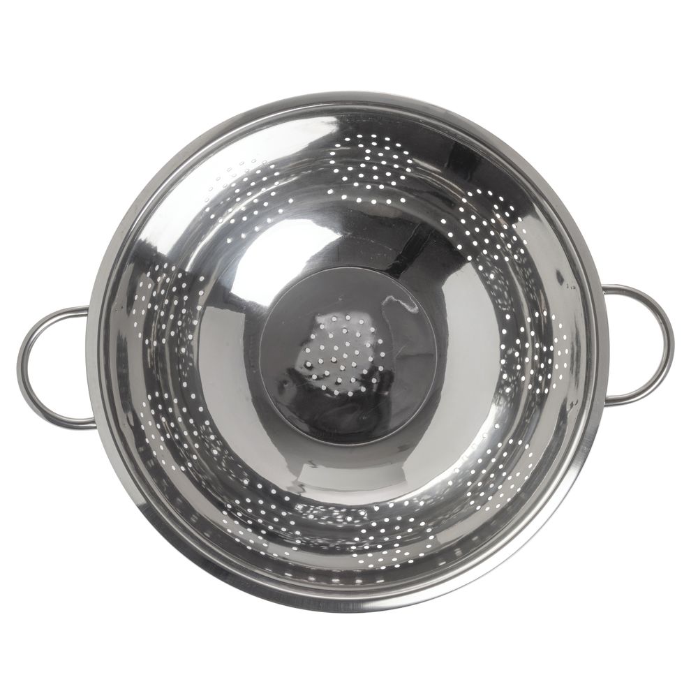 HUBERT® Bouillon Strainer with Hollow Handle Stainless Steel - 10 Dia 