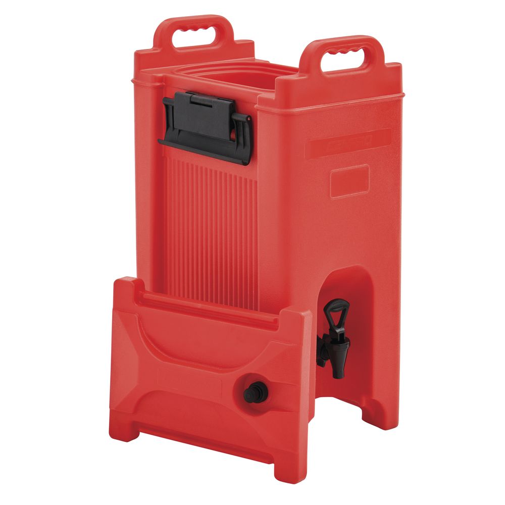 CenPro 29A-156 5-Gallon Red Insulated Beverage Dispenser - 17