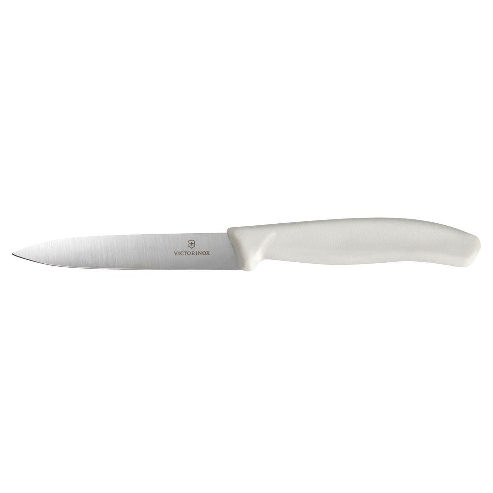 KNIFE, PARING, SPEARPOINT, STRAIGHT, 4", WHIT