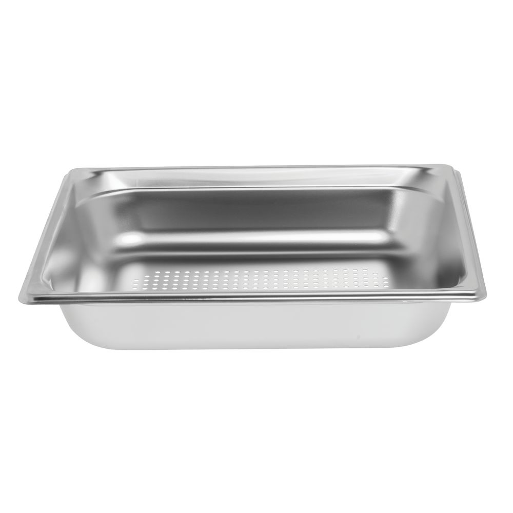 Half-long-size 2 ½-inch-deep Super Pan 3® Stainless Steel Steam Table