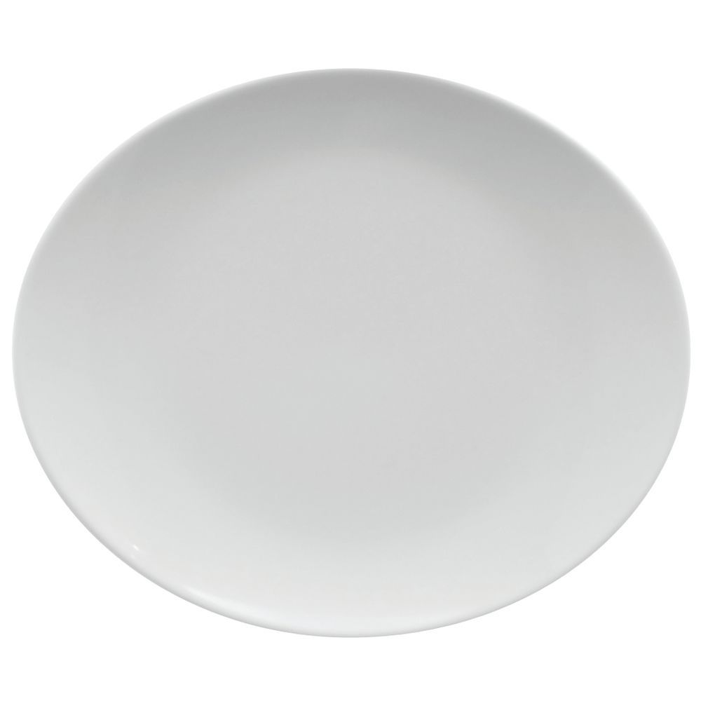 Sizikato Pure White Porcelain Dinner Plate, 6-Inch Ceramic