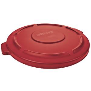 Rubbermaid® BRUTE® 32 gal Red Plastic Trash Receptacle - 22