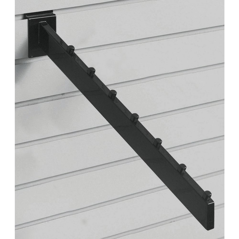 Black 7Cube Slatwall Waterfall Hooks