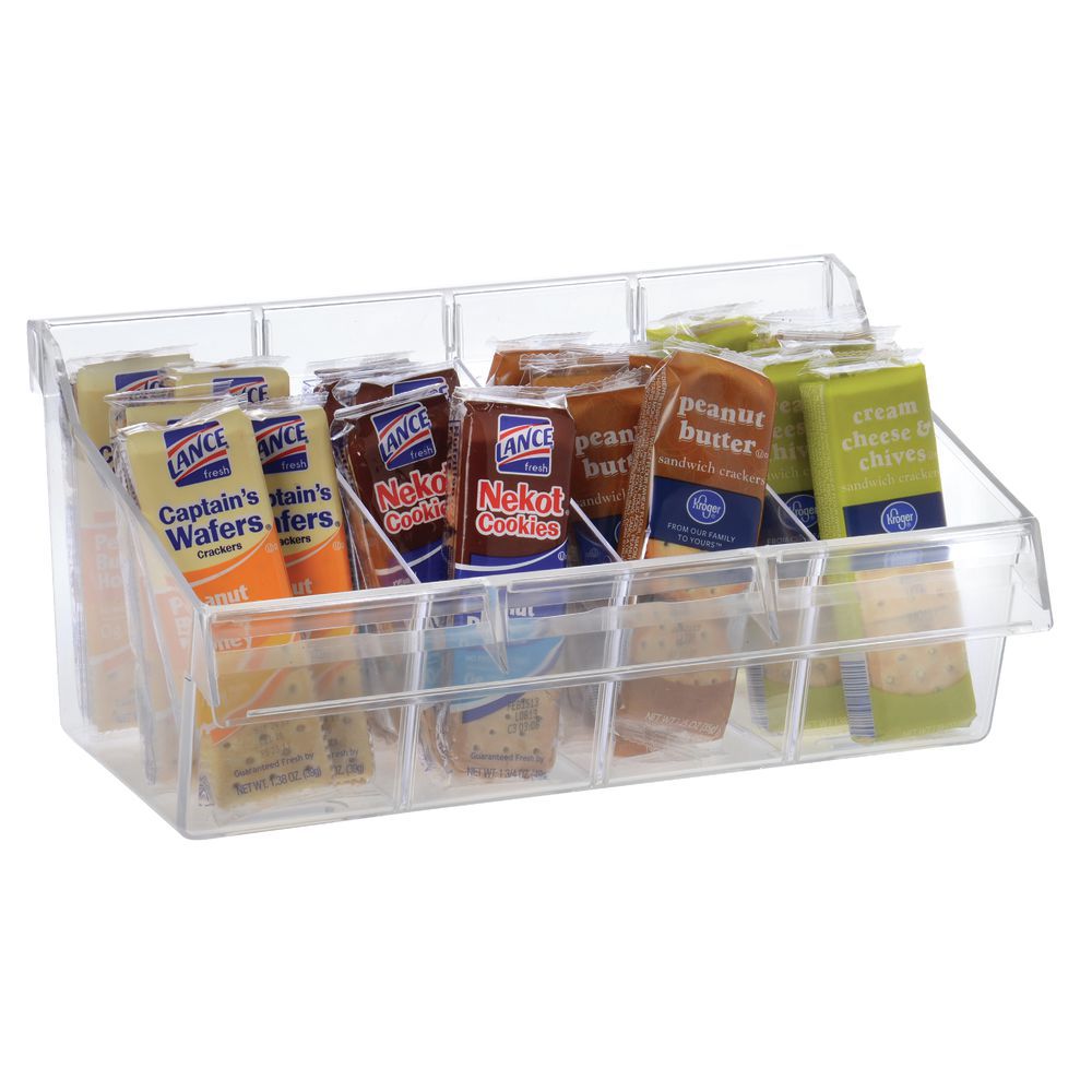 Credible Mart 1371 Dividers Tray Organizer Clear Plastic Bead
