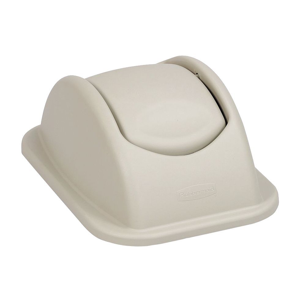 Rubbermaid Black Plastic Swing Top Lid For 41 qt SoftSide Wastebasket