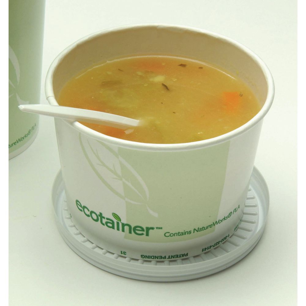 Graphic Packaging 116408013 16 oz Ecotainer To Go White Paper Soup