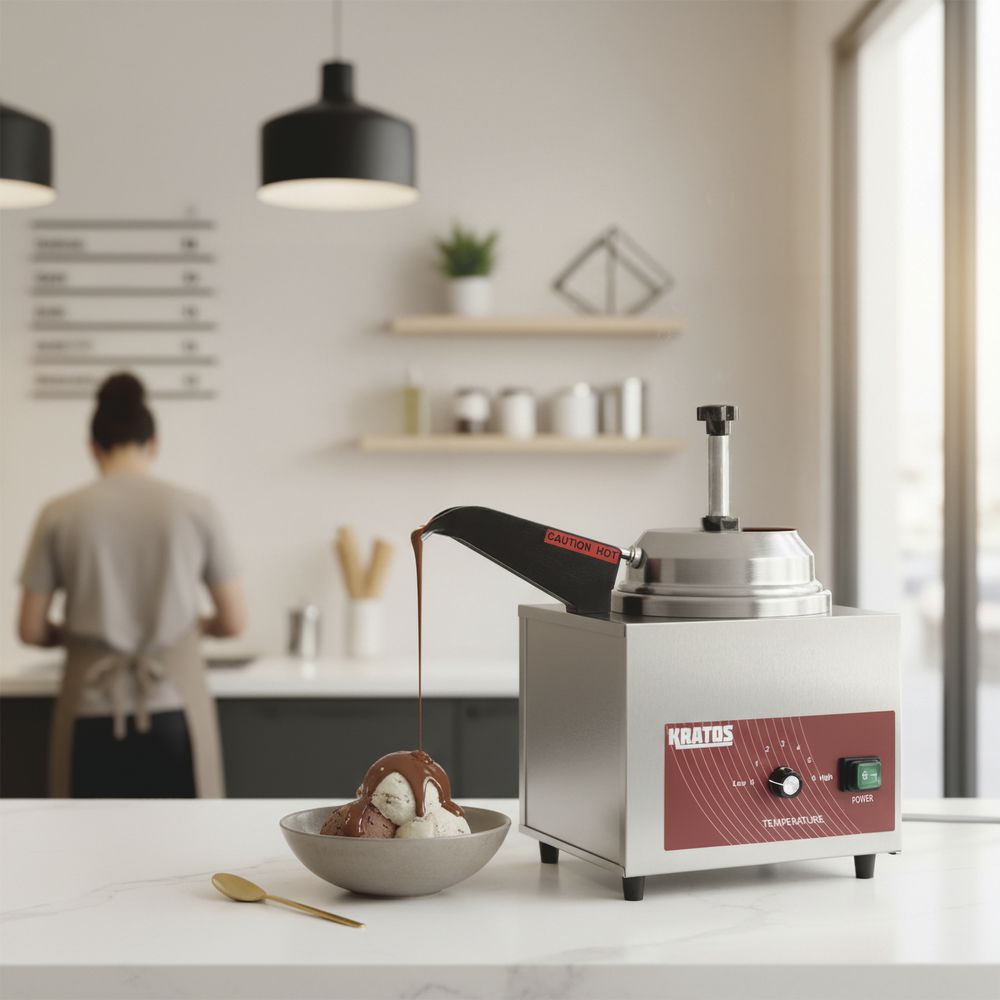 Kratos 29M-008 Hot Topping Warmer and Dispenser with Heated Spout
