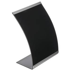 black acrylic menu boards, menu display panels, perspex menu