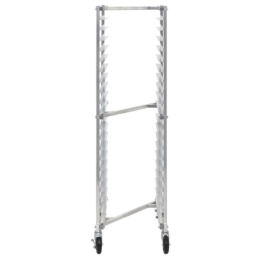 HUBERT® Aluminum 20 Pan Mobile Nesting Bun Pan Z-Rack 20 1/4