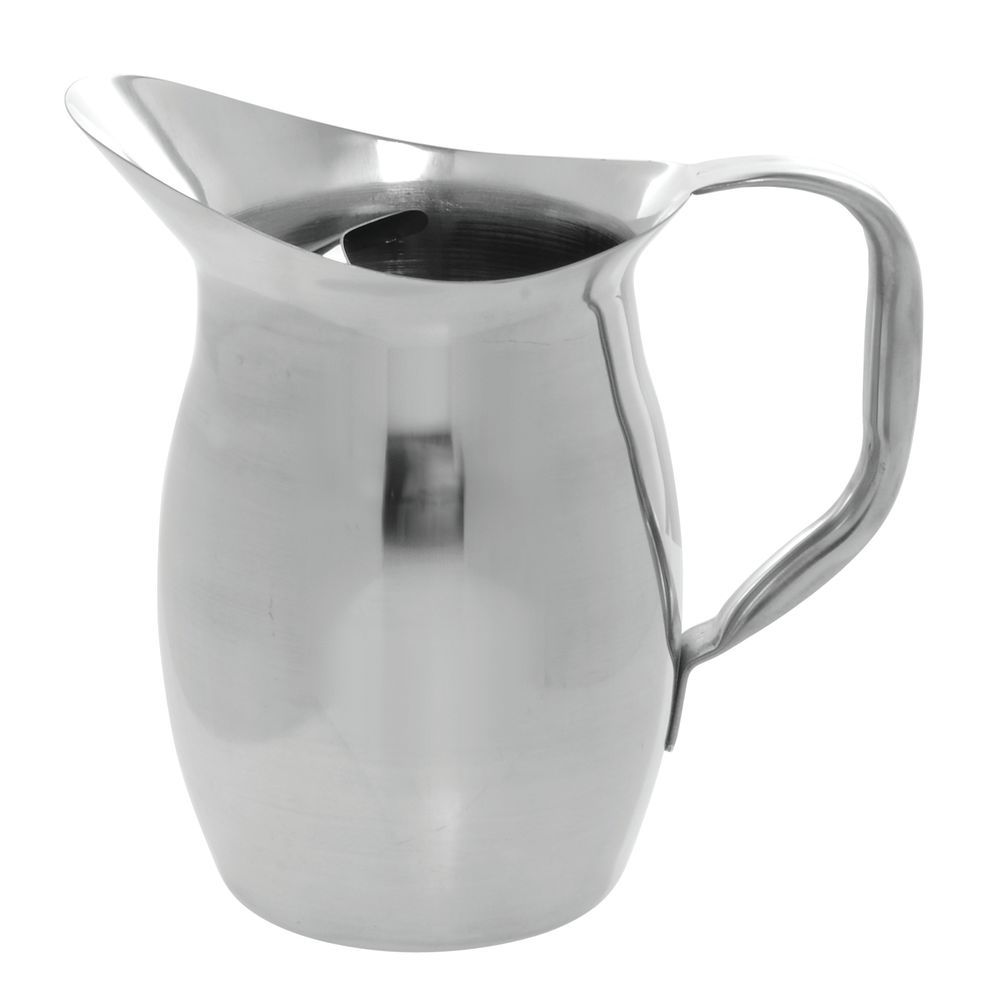 HUBERT® 2 qt Stainless Steel Pitcher with Ice Guard