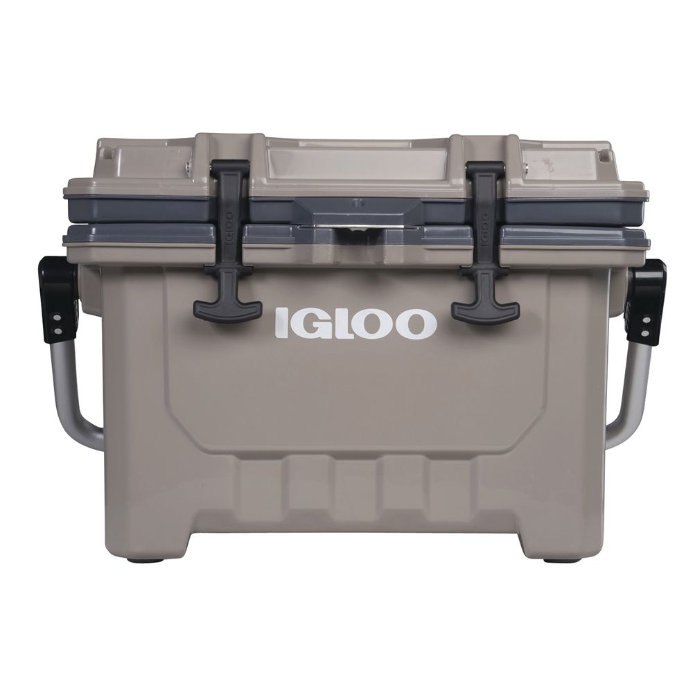 Igloo IMX Cooler, 24 Qt, Sandstone - 24 41/100L x 16 7/50W x 16 7/50H