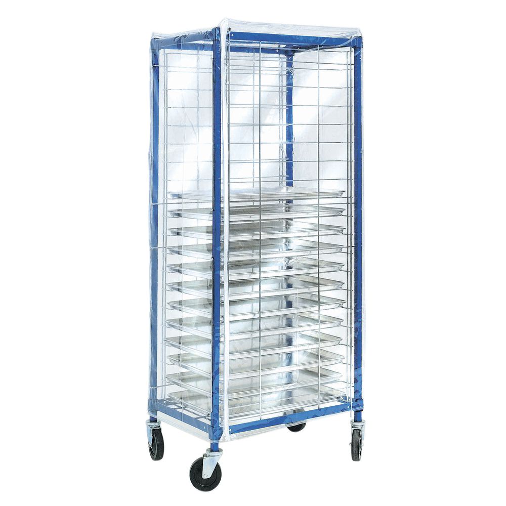 28L x 23W x 64H Coverall Worcester Pan Rack Cover Blue Vinyl
