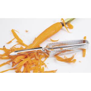 OXO 1061242 Good Grips 7 Straight Vegetable Peeler with Serrated Stainless  Steel Blade