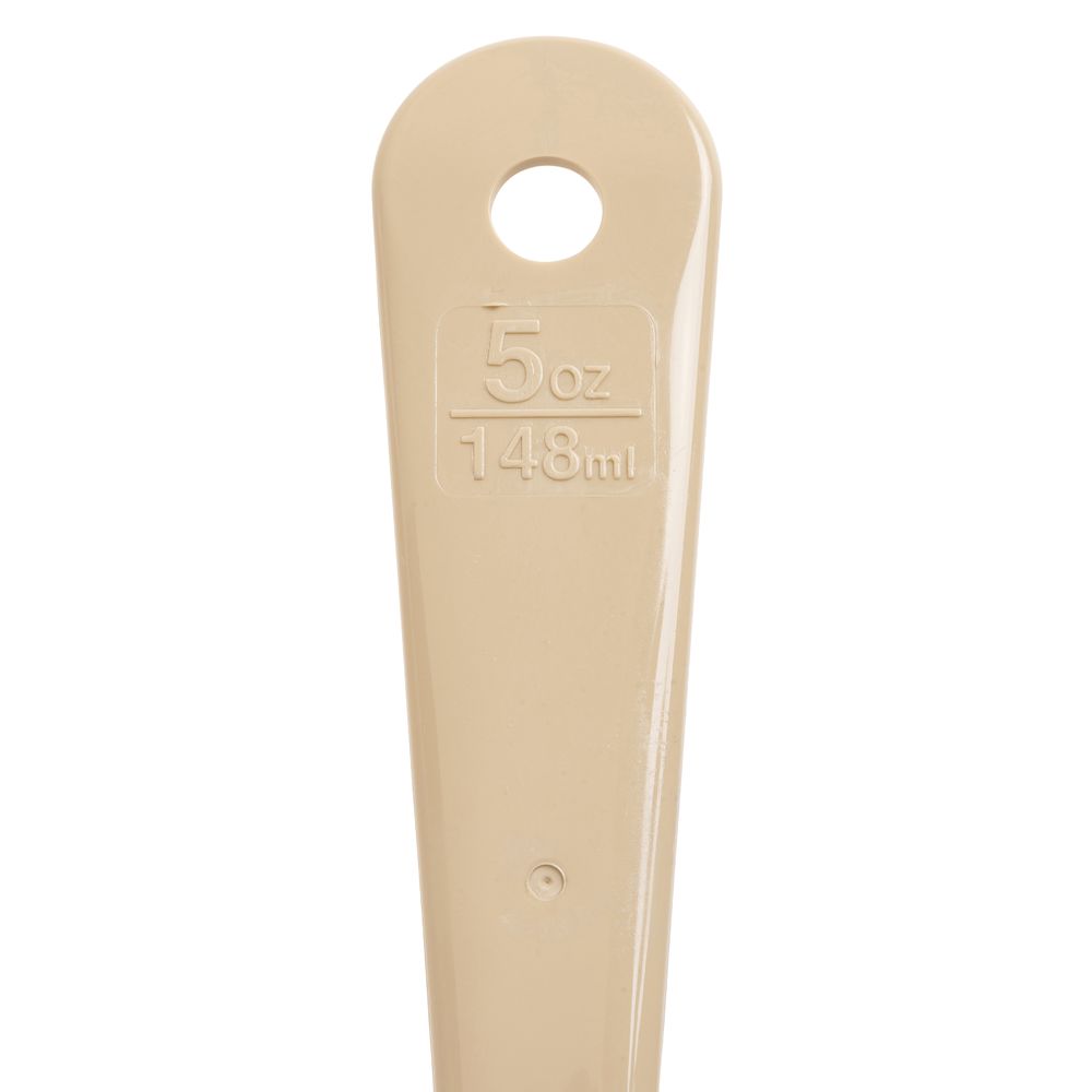 Carlisle Measure Miser® 5 oz Beige Plastic Solid Short Handle