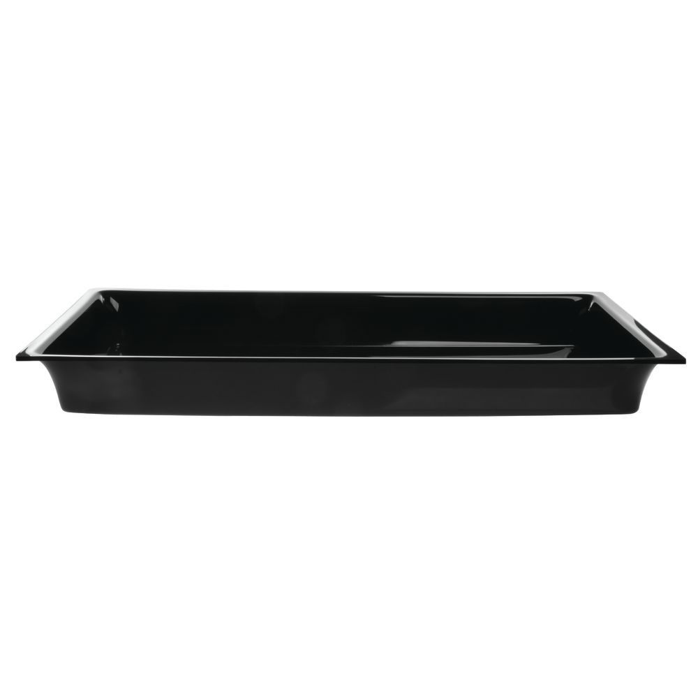 Delfin Square Black Acrylic Bowl - 5 1/2"Square x 2 1/2"H