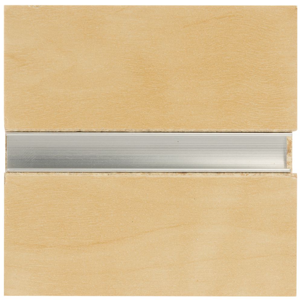8' x 4' Birch Slatwall with Aluminum Insert