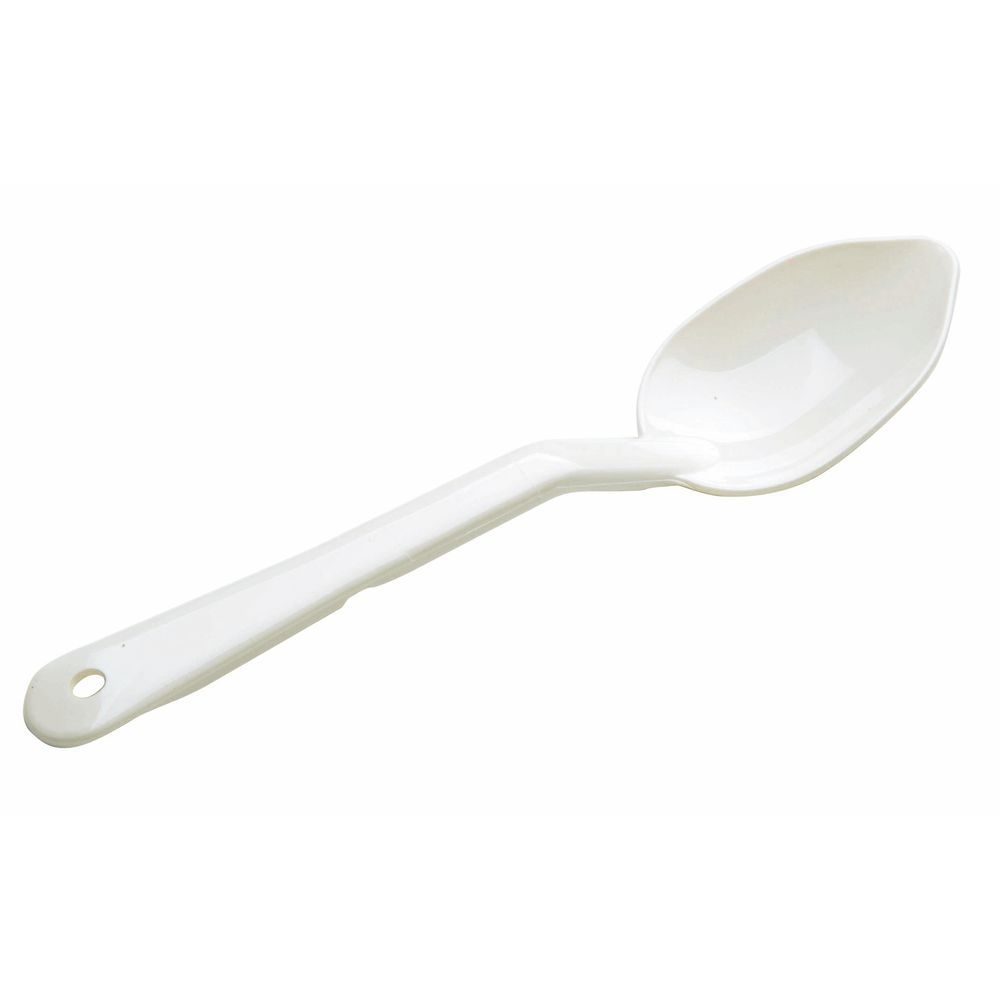 Carlisle Black Polycarbonate Perforated Spoon - 11