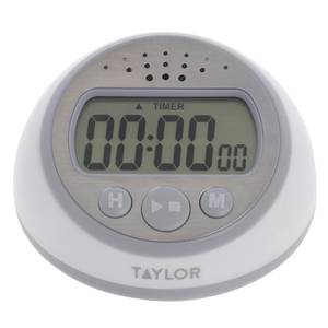 Taylor Splash 'N Drop Digital Timer, Black/White