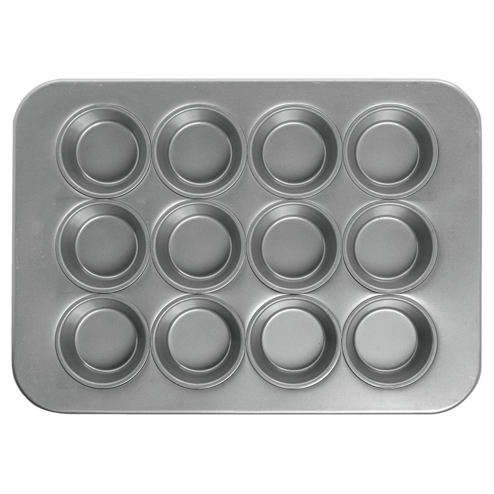 PAN, MUFFIN, LARGE, 3 ROWS OF 4, GLAZED