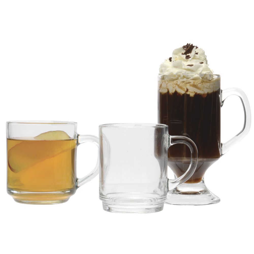 10 oz. Glass Coffee Mug