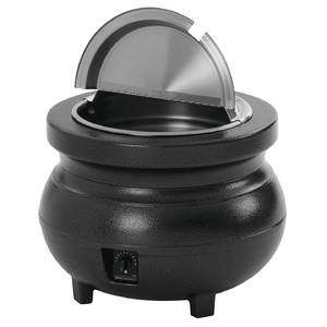 Chef's Supreme - 10-1-2 qt. Black Soup Kettle, 1 Each