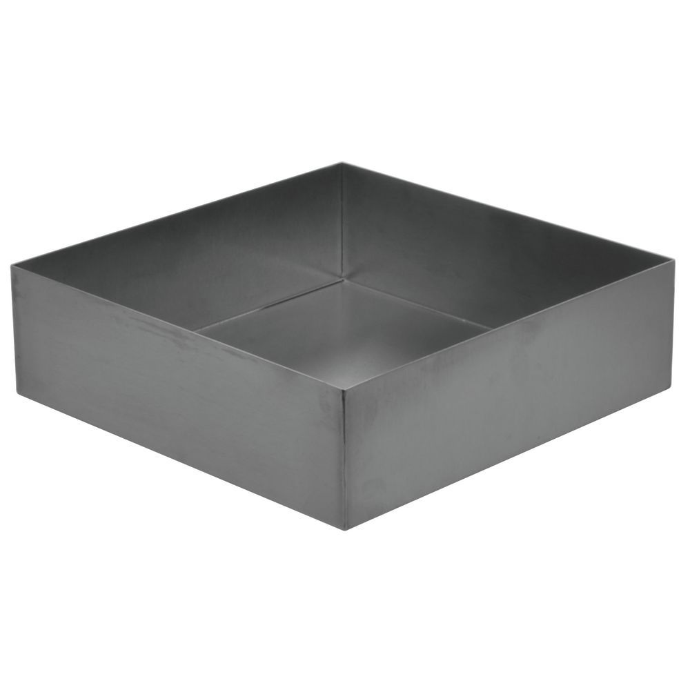Metaltex Square Cooking Moulds Set of 3 Stainless Steel 6/8/10 cm 