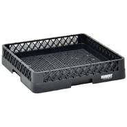 Vollrath Black Plastic Hexagon Shaped 20-Compartment Dishwashing Rack with Two Extenders 19 3//4L x 19 3//4W x 7 1//8H
