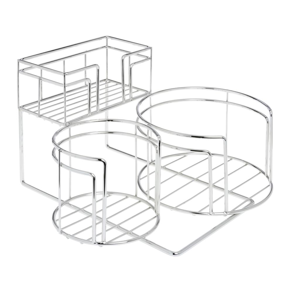 Chrome Utensil Holder Stand