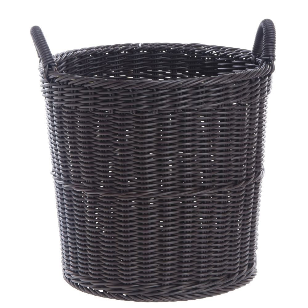 Log basket online black