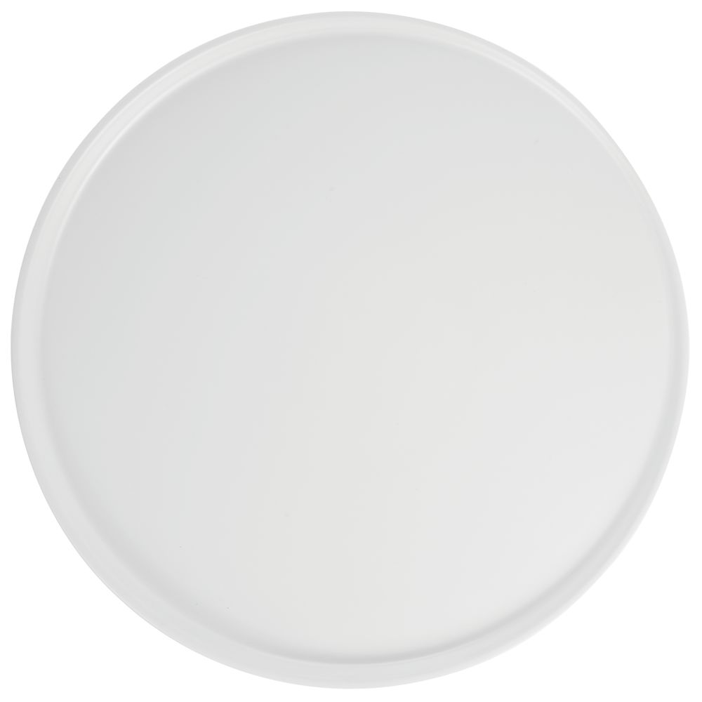 PLATTER, MELAMINE, SOLID WHITE, 11.77