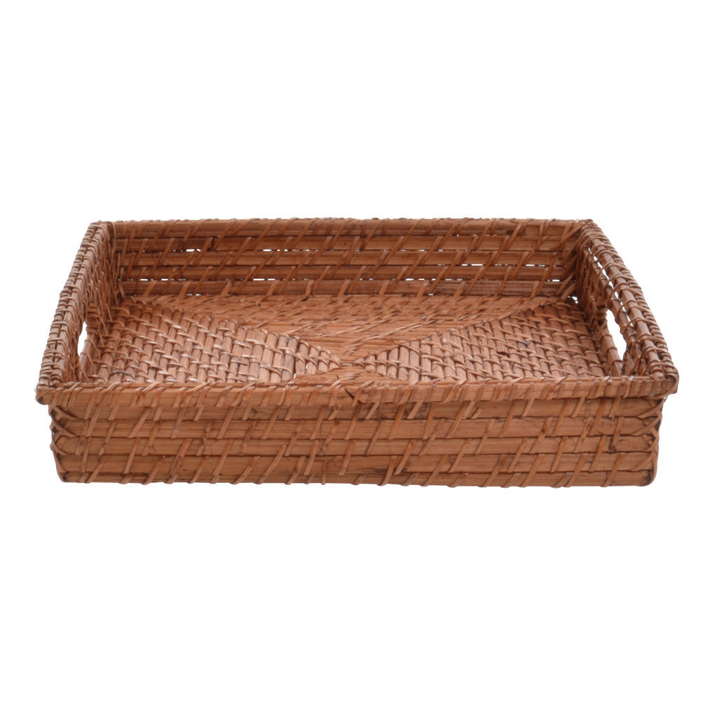 12x12 wicker storage basket