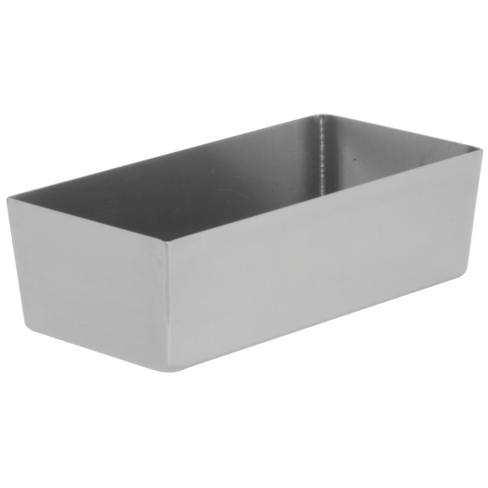 PAN, S/S, RECT.10X5X3", TAPERED SIDES