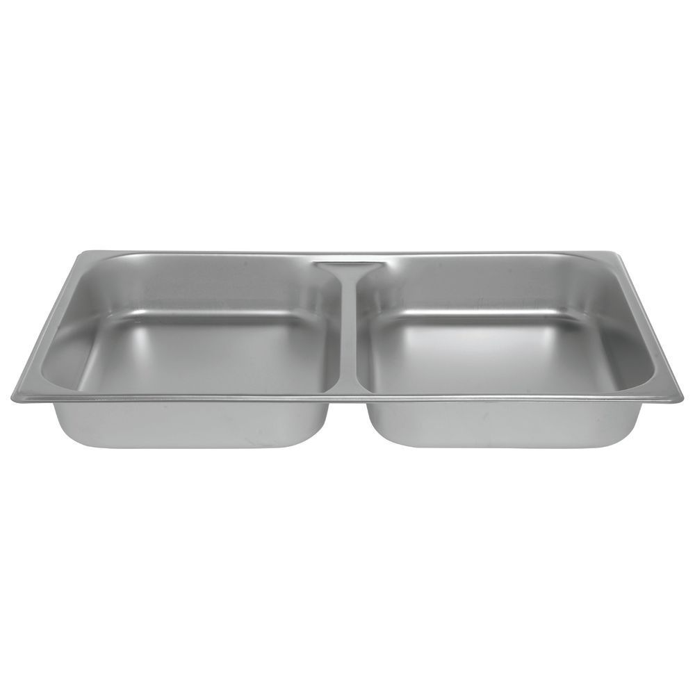 HUBERT® Full Size 22 Gauge Stainless Steel Divided Steam Table