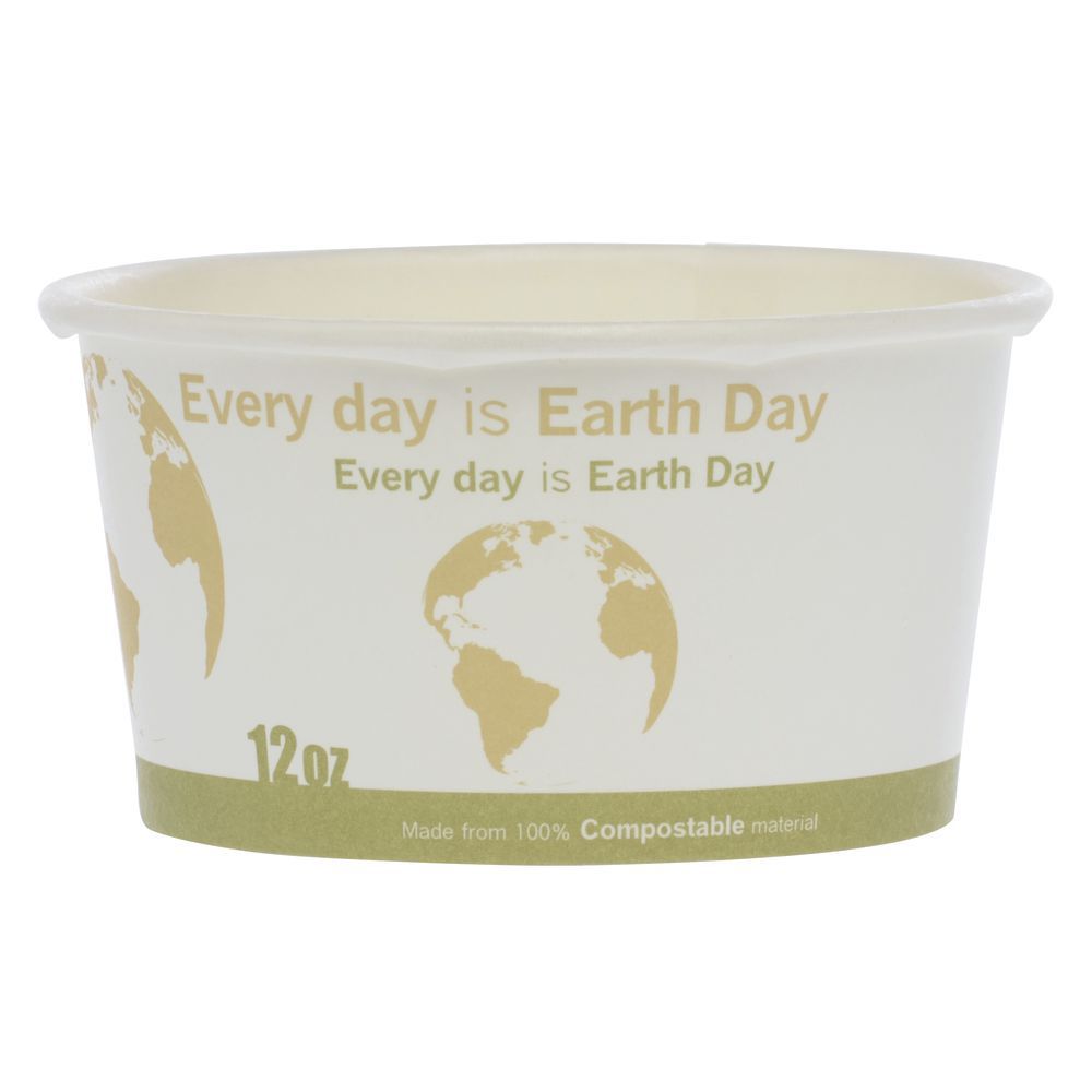 CONTAINER, FOOD, COMPOSTABLE, 12 OZ