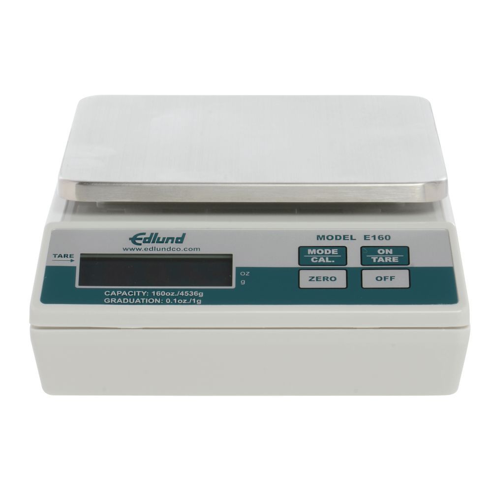 Edlund 10 Lb White Digital Portion Control Scale 7 7 16w X 10 1 2 D X 2 3 8 H