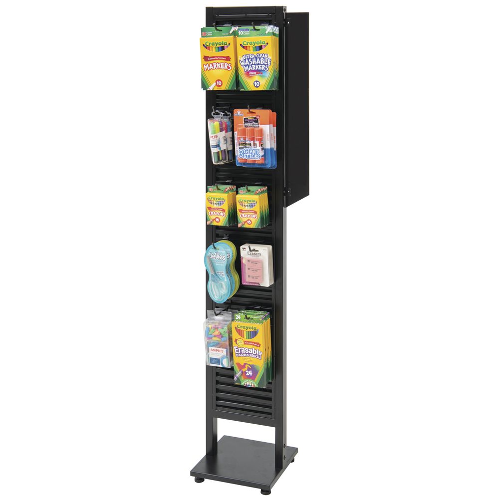 RLine FreeStanding Slatwall Display 10 31/100"W x 10"D x 55 19/50"H