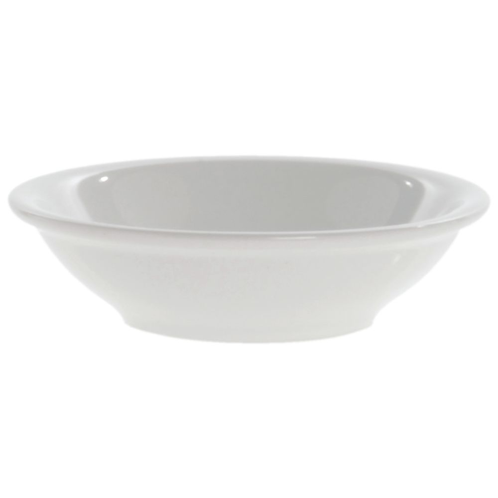 Hubert Narrow-Rim Fruit Bowl 4 3/4" Dia Bright White Stoneware Dinnerware