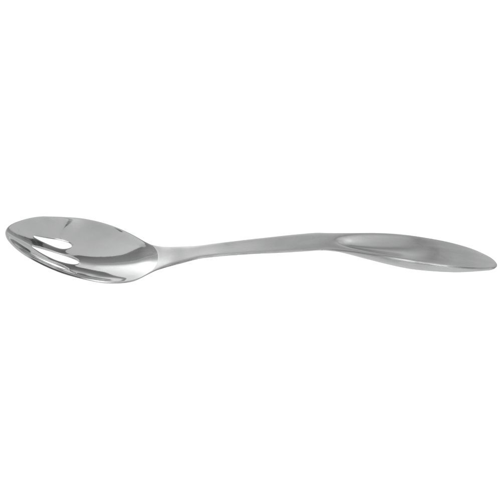 SPOON, SLOTTED, 11.5", LONG-HANDLED, 18/8 SS