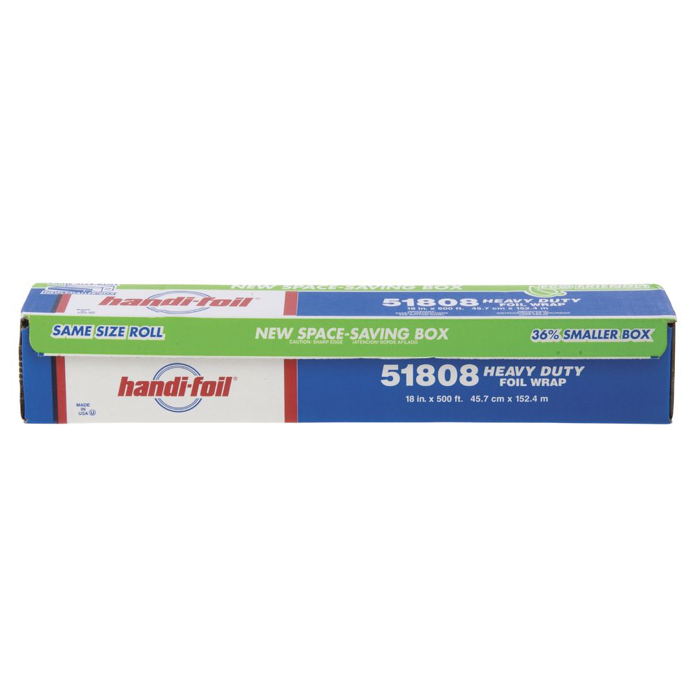 Handi-Fold 51807 Heavy-Duty Aluminum Foil Roll - 18W x 500'L