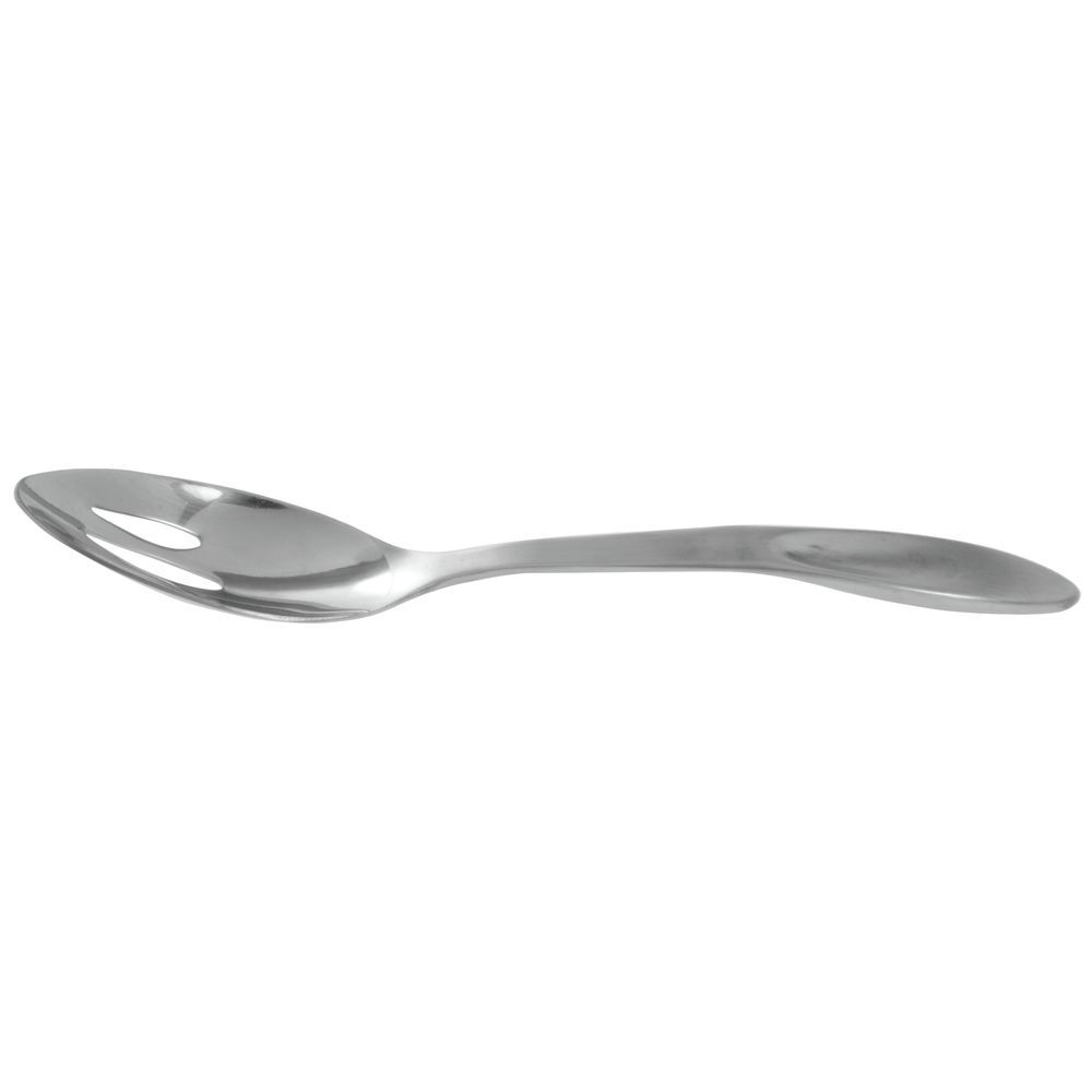 SPOON, 9" S/S, SLOTTED, LARGE BOWL
