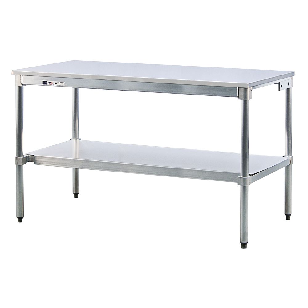 New Age Heavy Duty Stainless Steel Work Table With Under Shelf - 60