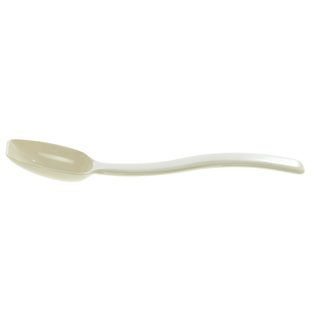 Carlisle Buffet Spoon 8"L Solid White Polcarbonate