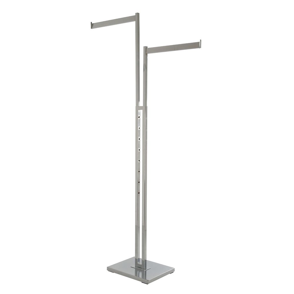 Rectangular 2 Way Clothing Rack