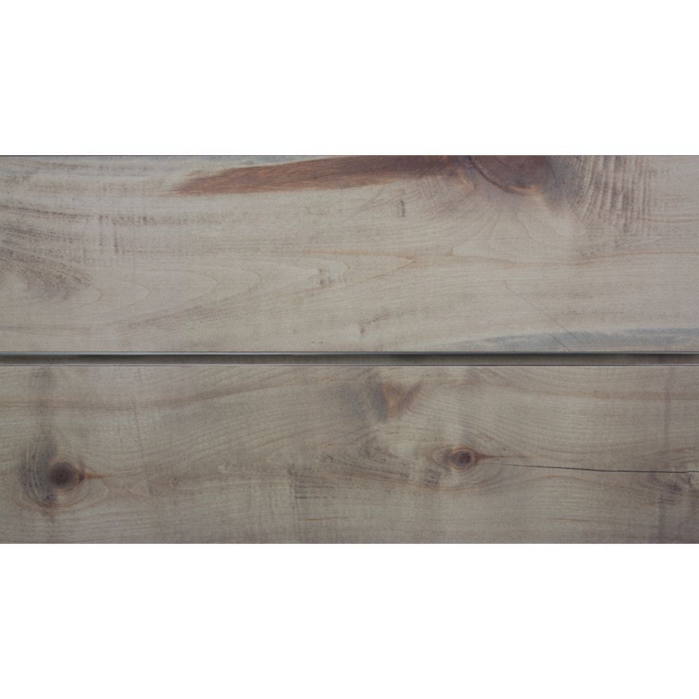 Textured Slatwall Panel, Driftwood Woodgrain