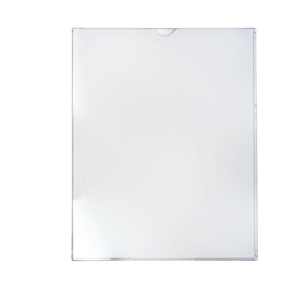 Clear Acrylic Wall Mount Sign Holder With Two 1 Velcro® Strips