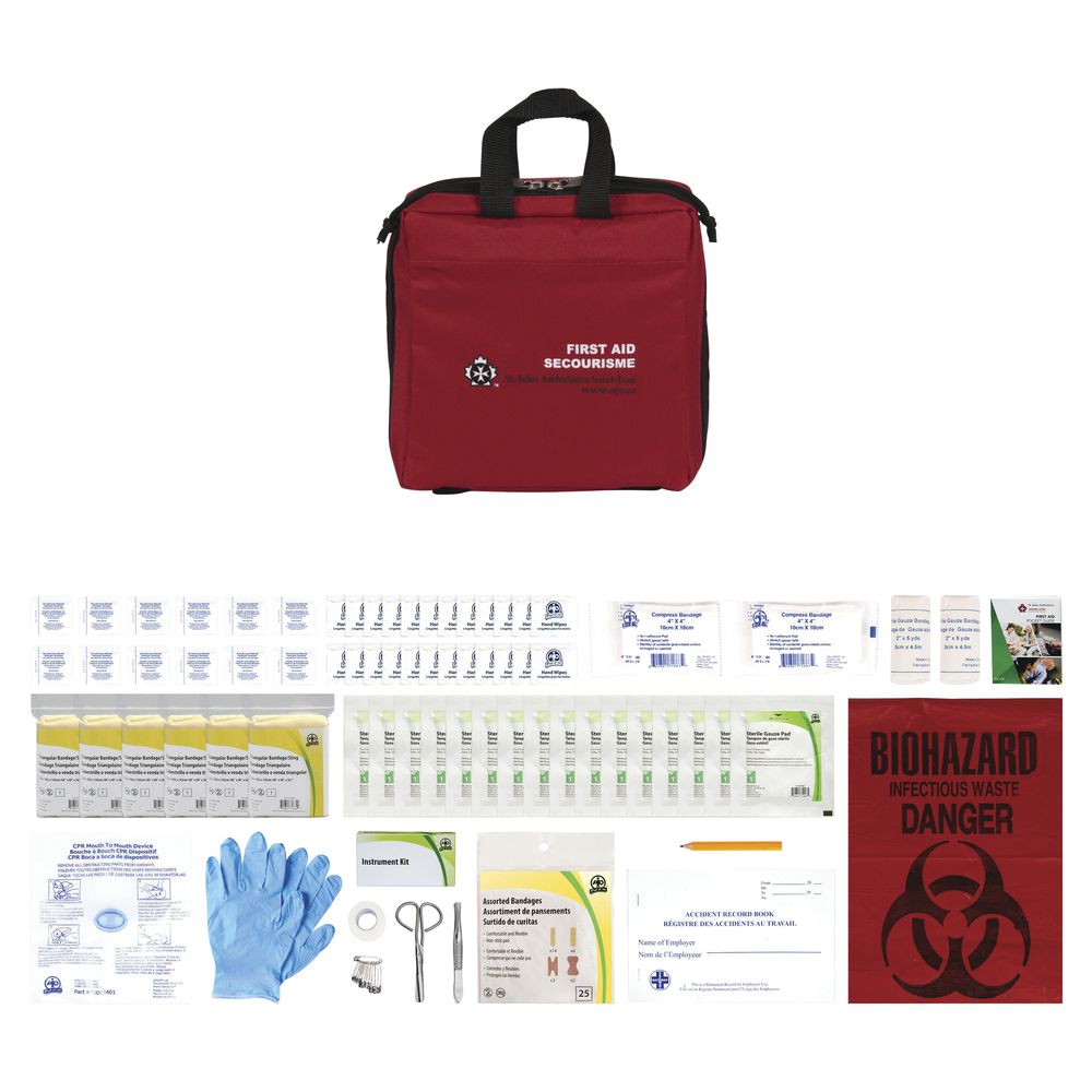 3 ALBERTA FIRST AID KIT. 100+NYLON BAG